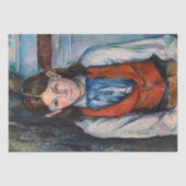 Paul Cezanne - Junge im Roten Westen Seidenpapier (Vorderseite)