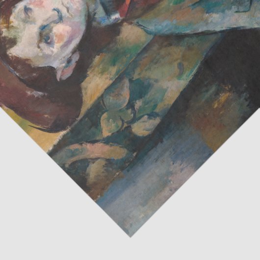 Paul Cezanne - Junge im Roten Westen Seidenpapier (Detail)