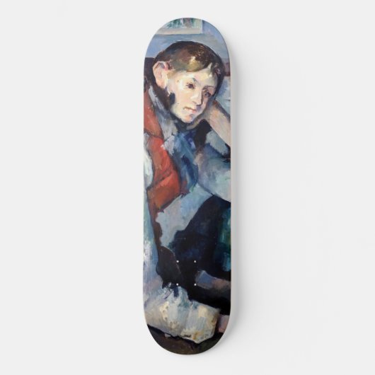 Paul Cezanne - Junge im Roten Westen Skateboard (Vorderseite)