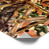 Paul Cezanne - Junge italienische Frau Poster (Ecke)