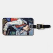 Paul Cezanne - Junge mit roter Weste Gepäckanhänger (Vorderseite horizontal)