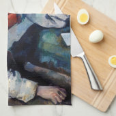 Paul Cezanne - Junge mit roter Weste Geschirrtuch (Viertel Falte)