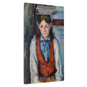 Paul Cezanne - Junge mit roter Weste Klemmbrett (Rechts)