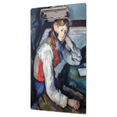 Paul Cezanne - Junge mit roter Weste Klemmbrett (Links)