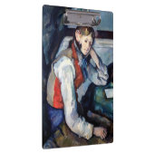 Paul Cezanne - Junge mit roter Weste Klemmbrett (Rechts)