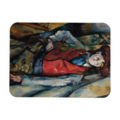 Paul Cezanne - Junge mit roter Weste Magnet (Horizontal)