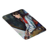 Paul Cezanne - Junge mit roter Weste Magnet (Rechte Seite)