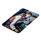 Paul Cezanne - Junge mit roter Weste Magnet (Linke Seite)