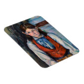 Paul Cezanne - Junge mit roter Weste Magnet (Rechte Seite)