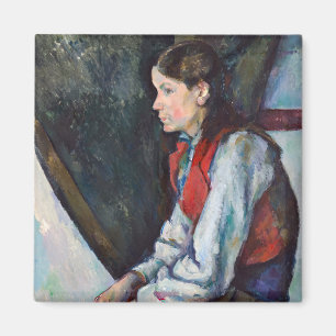 Paul Cezanne - Junge mit roter Weste Magnet