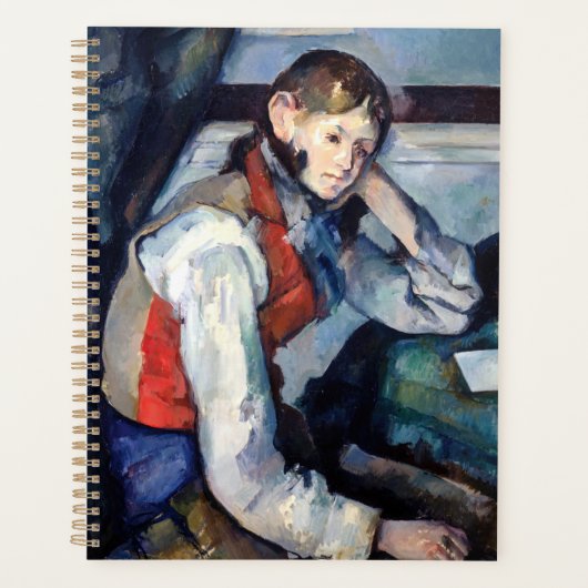 Paul Cezanne - Junge mit roter Weste Planer (Vorderseite)