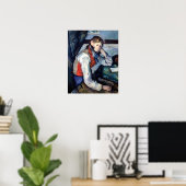 Paul Cezanne - Junge mit roter Weste Poster (Heimbüro)