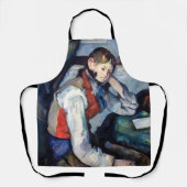 Paul Cezanne - Junge mit roter Weste Schürze (Vorderseite)