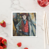 Paul Cezanne - Junge mit roter Weste Serviette (Beispiel)
