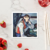 Paul Cezanne - Junge mit roter Weste Serviette (Beispiel)