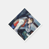 Paul Cezanne - Junge mit roter Weste Serviette (Ecke)