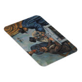 Paul Cezanne | Kartenspieler Magnet (Rechte Seite)