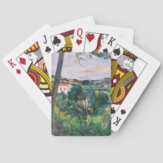 Paul Cezanne - Kiefernbaum in L'Estaque Spielkarten (Rückseite)