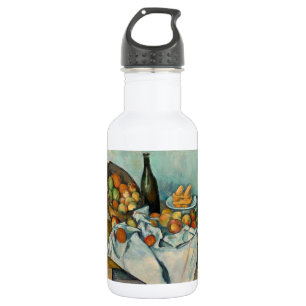 Paul Cezanne Korb mit Äpfeln Vintage Stillleben Edelstahlflasche