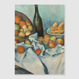 Paul Cezanne Korb mit Äpfeln Vintage-Stillleben Magnetkarte