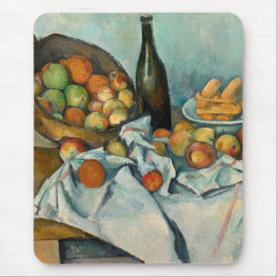 Paul Cezanne Korb mit Äpfeln Vintage-Stillleben Mousepad