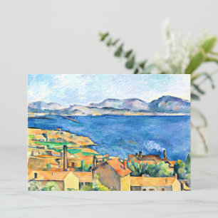 Paul Cézanne Kunst, Die Bucht von Marseille, Karte
