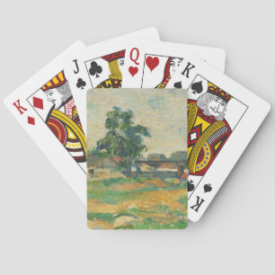 Paul Cezanne Landscape near   Paris, c. 1876  Spielkarten