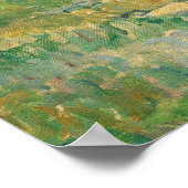 Paul Cezanne | Landschaft in der Nähe von Paris, c Poster (Ecke)