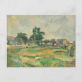 Paul Cezanne | Landschaft in der Nähe von Paris, c Postkarte (Vorderseite)