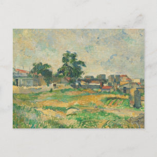 Paul Cezanne   Landschaft in der Nähe von Paris, c Postkarte