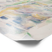 Paul Cezanne - Landschaft in der Provence Fotodruck (Ecke)