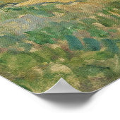 Paul Cezanne - Landschaft in Paris Poster (Ecke)