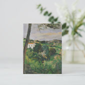 Paul Cezanne | Landschaft mit rotem Dach oder Kief Postkarte (Stehend Vorderseite)
