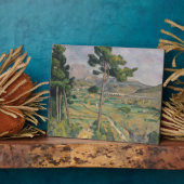 Paul Cezanne | Landschaft mit Viadukt Fotoplatte (Seite)