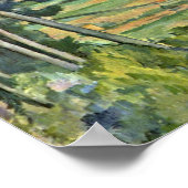 Paul Cezanne - Landschaft mit Viadukt Poster (Ecke)