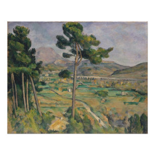 Paul Cezanne   Landschaft mit Viadukt Poster