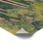 Paul Cezanne | Landschaft mit Viadukt Poster (Ecke)