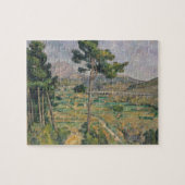 Paul Cezanne | Landschaft mit Viadukt Puzzle (Horizontal)