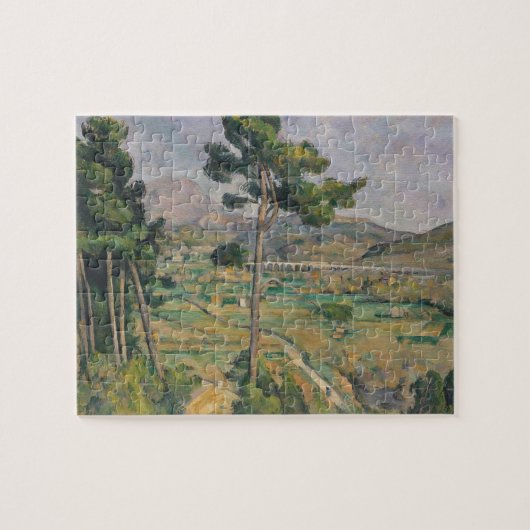 Paul Cezanne | Landschaft mit Viadukt Puzzle (Horizontal)