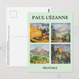 Paul Cezanne - Landschaftsmeisterwerke Auswahl Postkarte