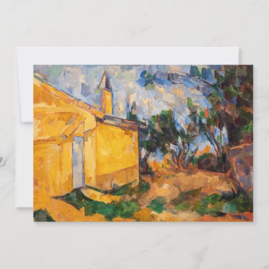 Paul Cezanne - Le Cabanon de Jourdan Dankeskarte (Vorderseite)