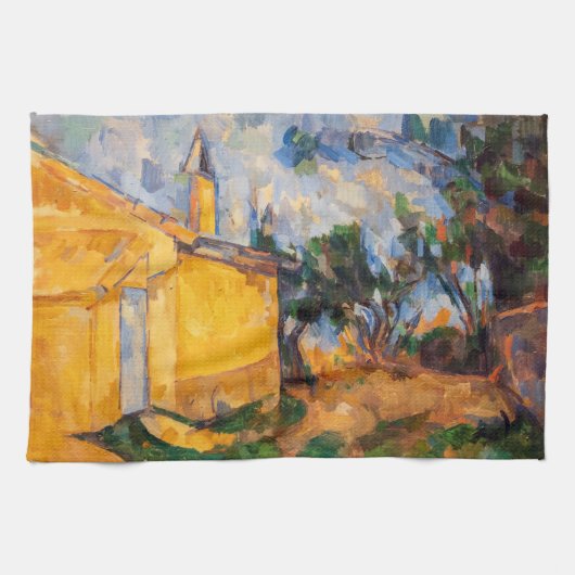 Paul Cezanne - Le Cabanon de Jourdan Geschirrtuch (Horizontal)