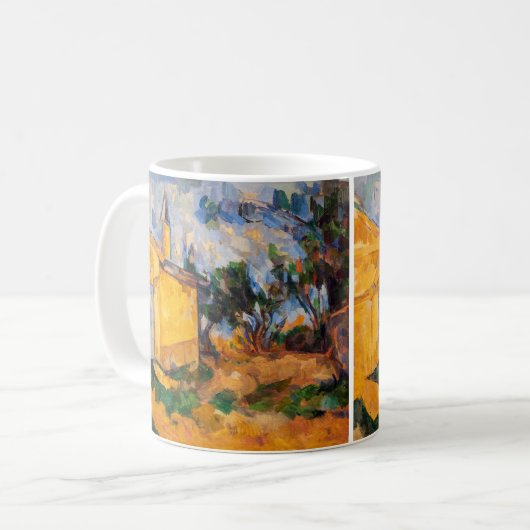 Paul Cezanne - Le Cabanon de Jourdan Kaffeetasse (Vorderseite Links)