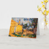 Paul Cezanne - Le Cabanon de Jourdan Karte (Gelbe Blume)