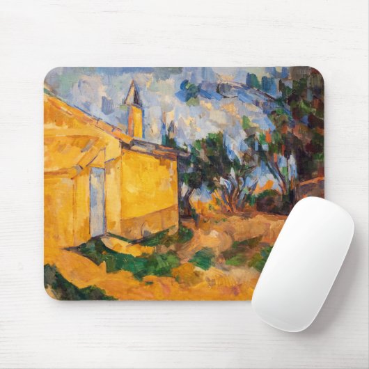 Paul Cezanne - Le Cabanon de Jourdan Mousepad (Mit Mouse)