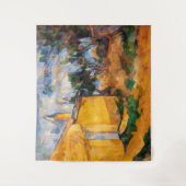 Paul Cezanne - Le Cabanon de Jourdan Wandteppich (Vorderseite)