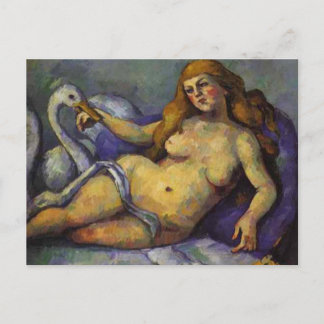 Paul Cezanne - Leda mit Swan Postkarte