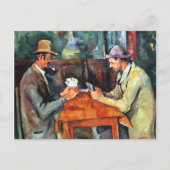 Paul Cézanne, Les joueurs de carte (Postcard) Postkarte (Vorderseite)