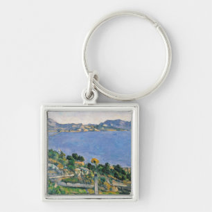 Paul Cezanne   L'Estaque, Ansicht der Bucht von Schlüsselanhänger