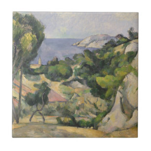Paul Cezanne   L'Estaque Fliese